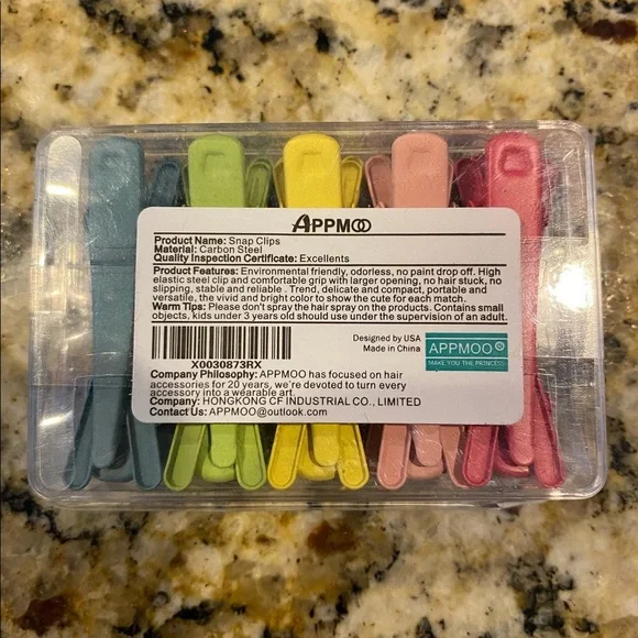 MAKE OFFER 🆕ADORABLE HAIR CLIPS 10 PACK - Picture 8 of 8